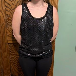 Express shimmery tank.